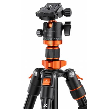 K&F Concept KF4169 - zestaw fotograficzny, statyw Alu K234A7 + głowica kulowa BH-28L